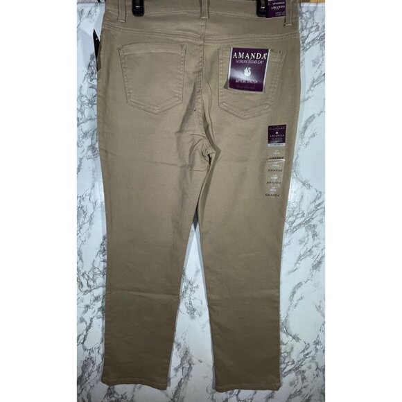 Gloria Vanderbilt Amanda Tapered Leg Classic Rise Jeans 12P Average  Hazelnut - Picture 2 of 9